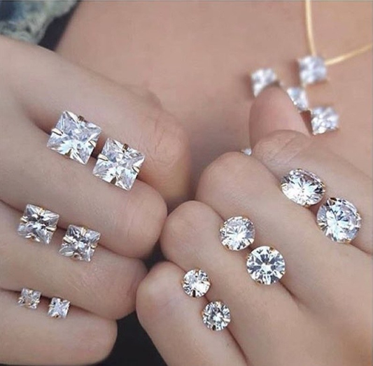 The Sparkling Elegance of Crushed Diamond Earrings