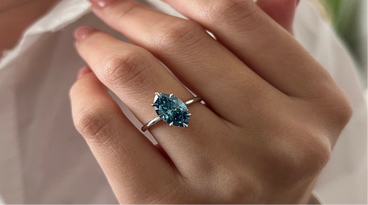The Timeless Elegance of Blue Diamond Engagement Rings: A Guide to Antique Designs