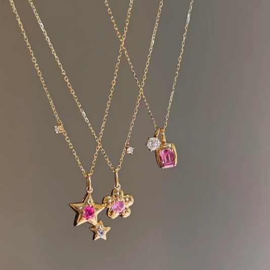 Summer Gemstone Pendant (Star)