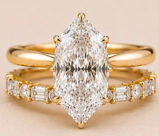 Custom 5ct Dutch Marquise Engagement Ring – 50% Deposit