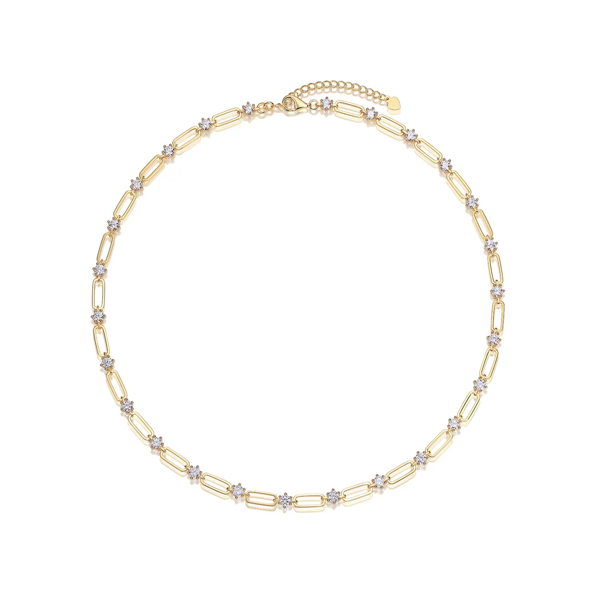 modern statement gold necklace for daily or evening wear