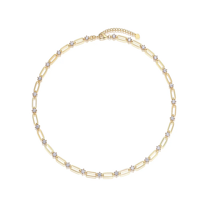 modern statement gold necklace for daily or evening wear